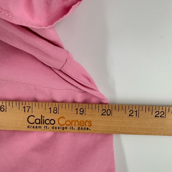 Women’s Barbie Pink Cotton Poplin Ballon Sleeve Blouse - Picture 5 of 7